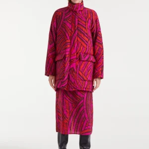 Abrigo con estampado Fedora